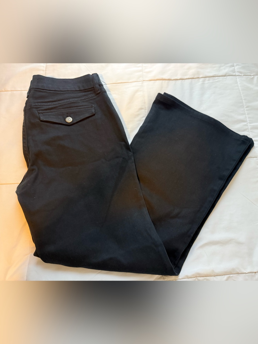 Old Navy the Flirt Dark Black jean Flare Pants